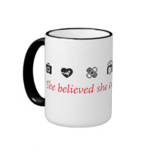 Caneca da inspiração da enfermeira - branco