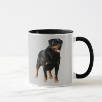 Caneca da inteligência de Rottweiler, a leal e a