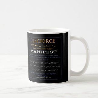 Caneca da intenção de LifeForce: Manifesto