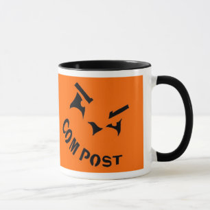 Caneca da Jack-o-Lanterna do adubo