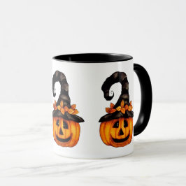 Caneca da Jack-o-Lanterna do Dia das Bruxas/outono