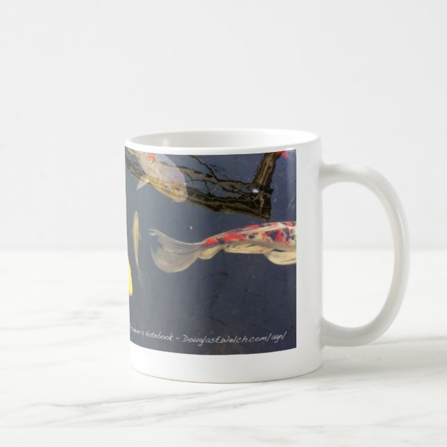 Caneca da lagoa de Koi do caderno de um jardineiro (Direita)