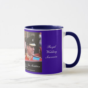 Caneca da lembrança Wedding real de William e de