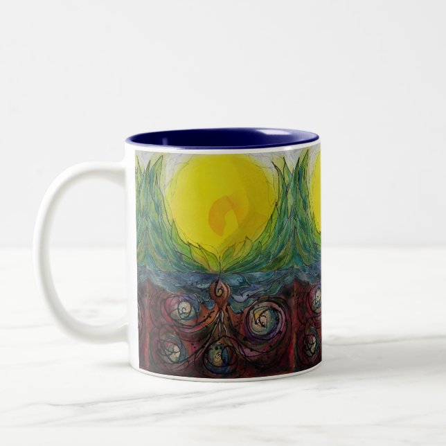 Caneca da luz do sol do bom dia (Esquerda)