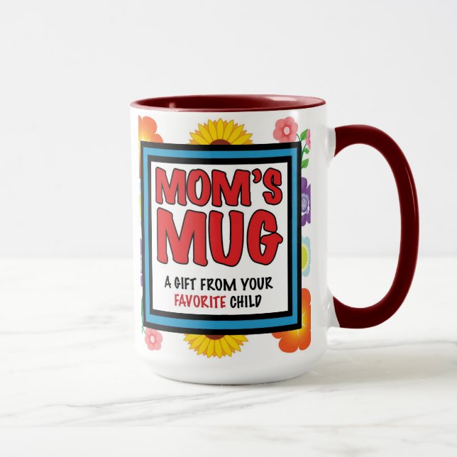 Caneca da mãe de sua criança favorita (Direita)