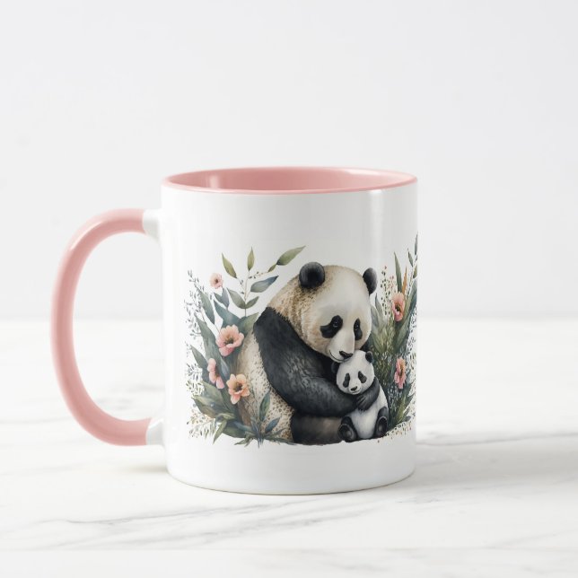 Caneca da Mãe Panda e Filhote (Esquerda)