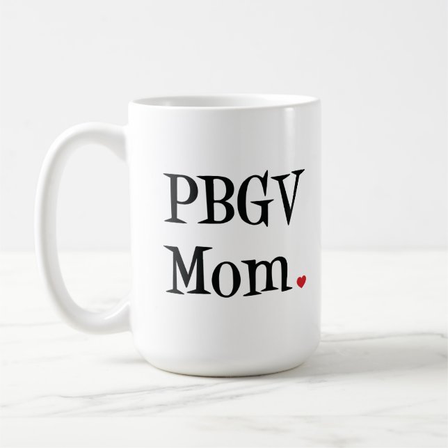 Caneca da mamã de PBGV (Esquerda)