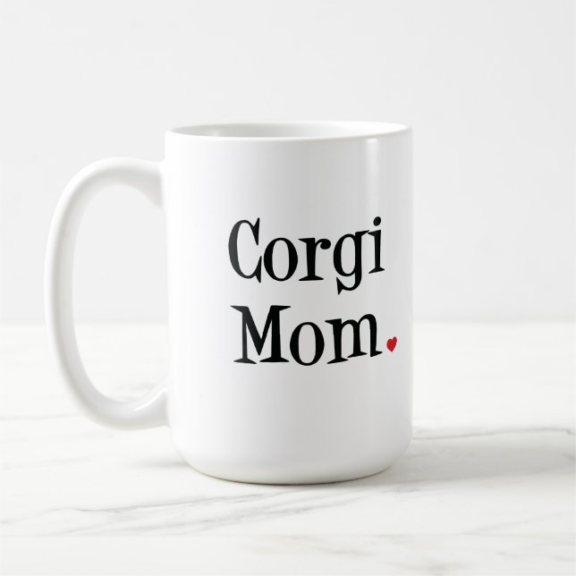 Caneca da mamã do Corgi (Esquerda)
