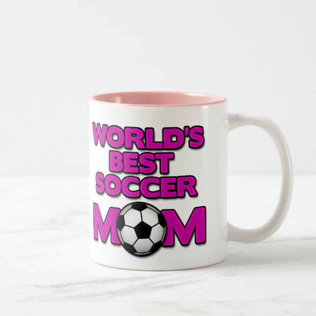caneca da mamã do futebol do mundo a melhor (Direita)