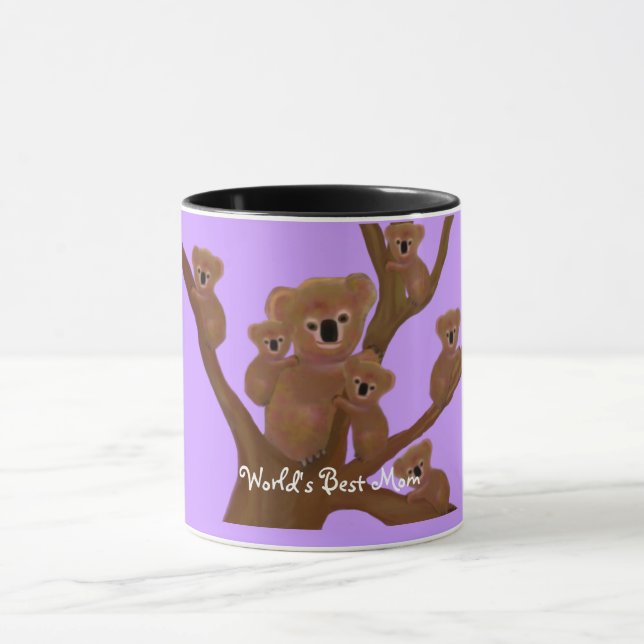 Caneca da mamã do Koala a melhor (Centro)