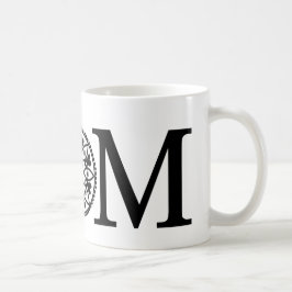 Caneca da mamã - preto & branco