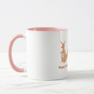 Caneca da Mamãe Fofa Canguru Feliz