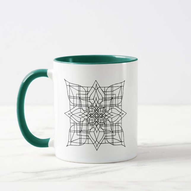 Caneca da mandala do Virgo (Esquerda)