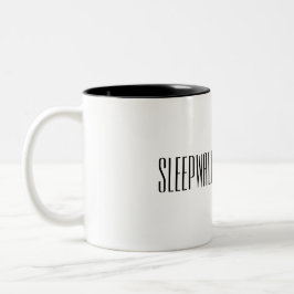 Caneca da manhã da menina do Sleepwalker