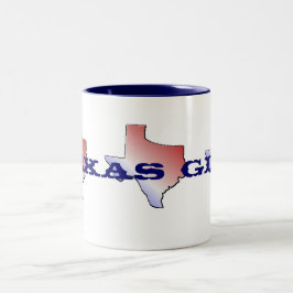 Caneca da menina de Texas