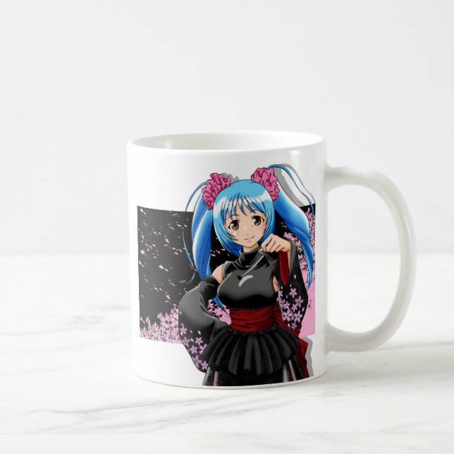 Caneca da menina do Anime (Direita)