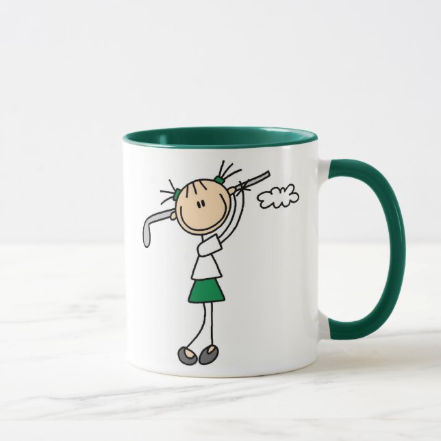 Caneca da menina do golfe (Direita)