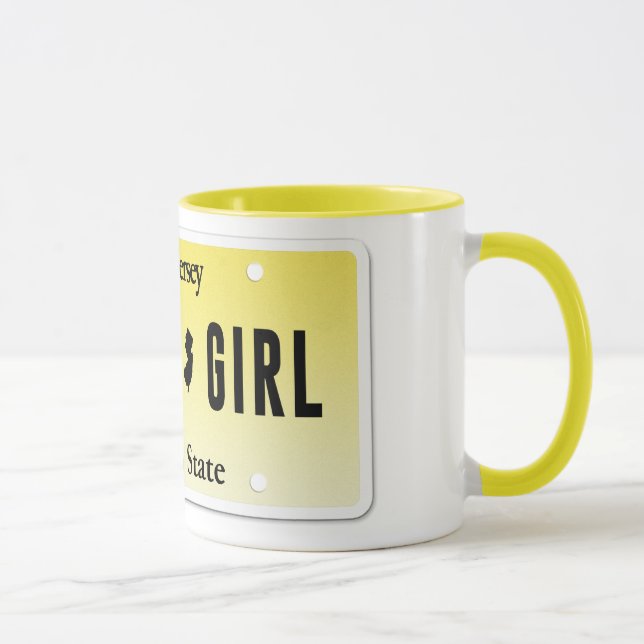Caneca da menina do jérsei (Direita)
