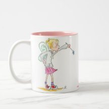 Caneca da menina do país das fadas