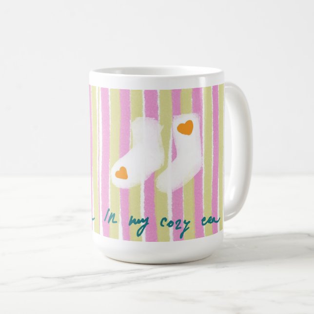 Caneca da Minha Era Aconchegante – Xícara de Café  (Frente Esquerda)