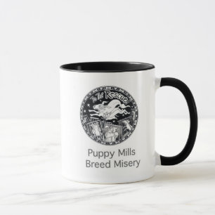 Caneca da miséria da raça dos moinhos do filhote