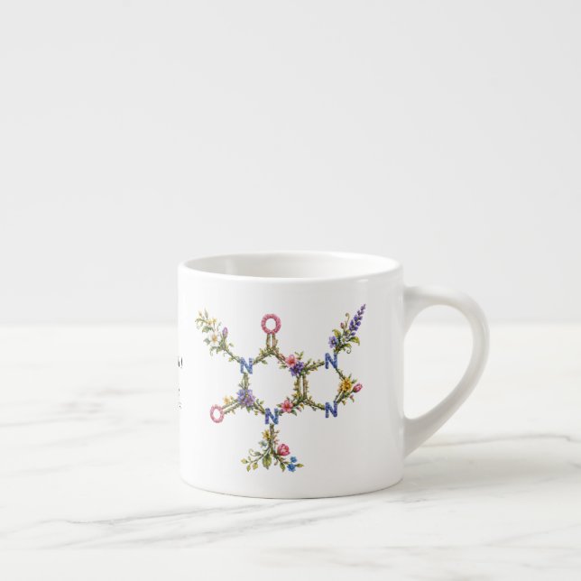 Caneca da Molécula Botânica de Cafeína (Direita)