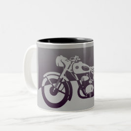 Caneca da motocicleta do vintage