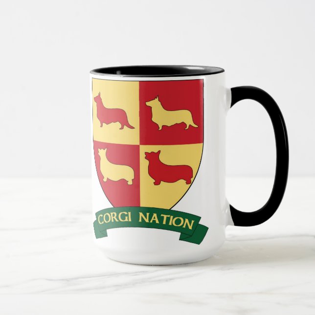 Caneca da nação do Corgi (Direita)