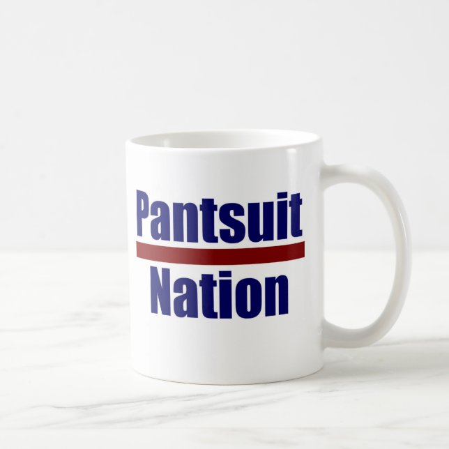 Caneca da nação do Pantsuit (Direita)