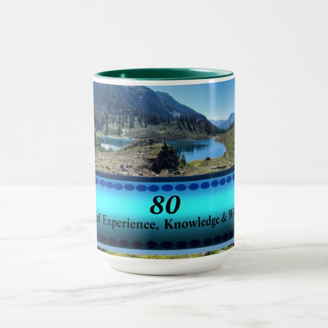 Caneca da Natureza Anos de Experiência Idade (Centro)