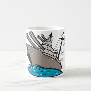 Caneca da navio de guerra