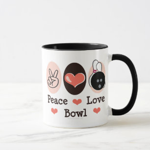 Caneca da novidade da bacia do amor da paz