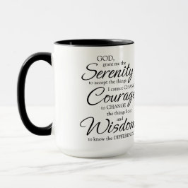 Caneca da Oração da Serenidade