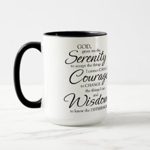 Caneca da Oração da Serenidade