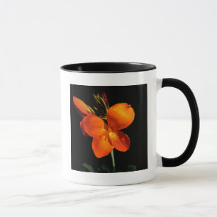 Caneca da orquídea do brilho