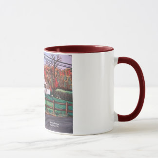 Caneca da paisagem da fazenda