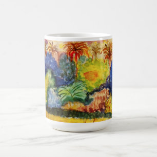Caneca da paisagem de Gauguin Tahitian