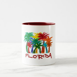 Caneca da palmeira de Florida