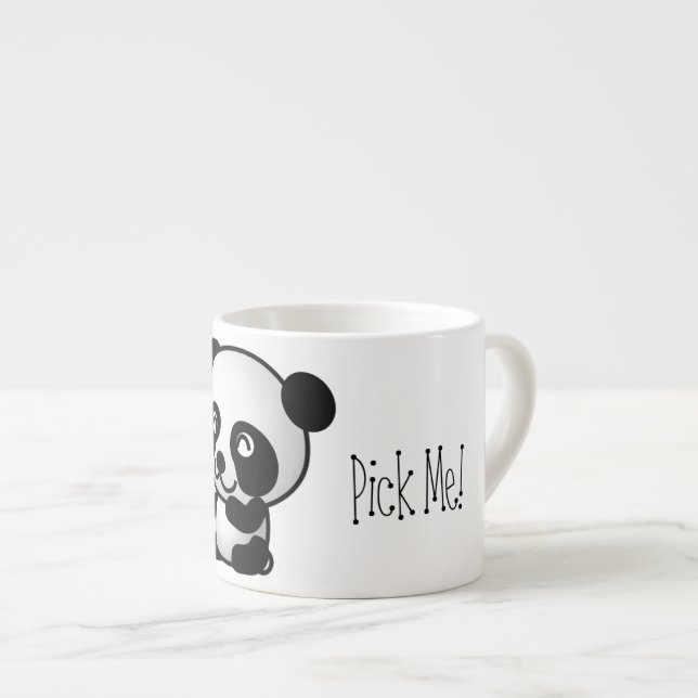 Caneca da panda! (Frente Esquerda)