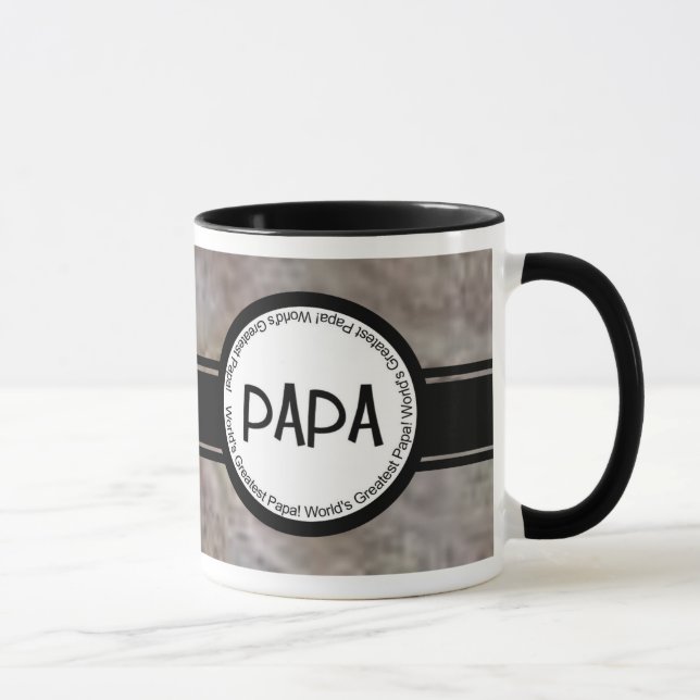 Caneca da papá do mundo original e à moda a grande (Direita)