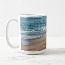 Caneca da pintura do oceano por Mandy Roeing