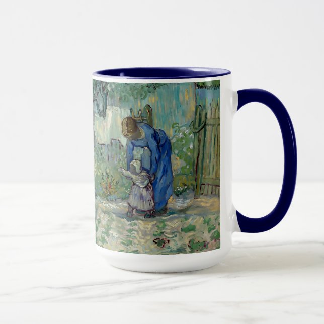 Caneca da Pintura "Primeiros Passos" de Van Gogh (Direita)