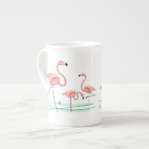 Caneca da porcelana de osso do trio 2 dos