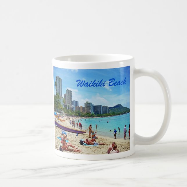 Caneca da praia de Waikiki (Direita)