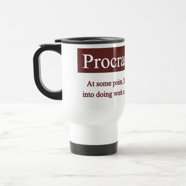 Caneca da procrastinação (Esquerda)