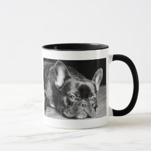 Caneca da raça do cão do buldogue francês