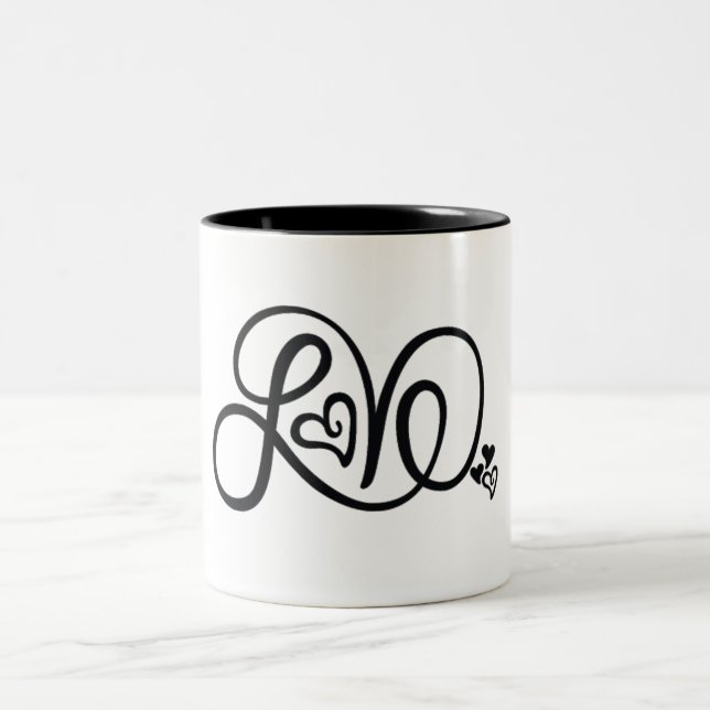 Caneca da rotulação do amor (Centro)