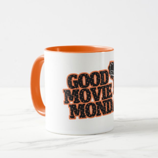 Caneca da Segunda-Feira de Bom Filme (Frente Esquerda)