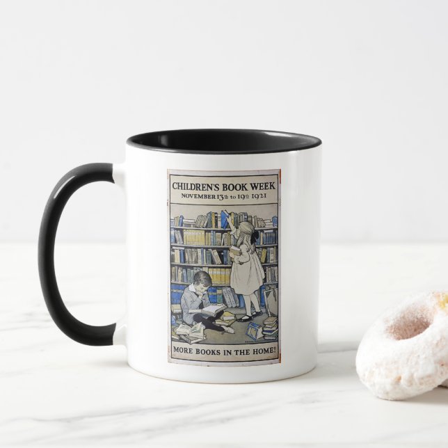 Caneca da semana de livro de 1921 crianças (Com Donut)