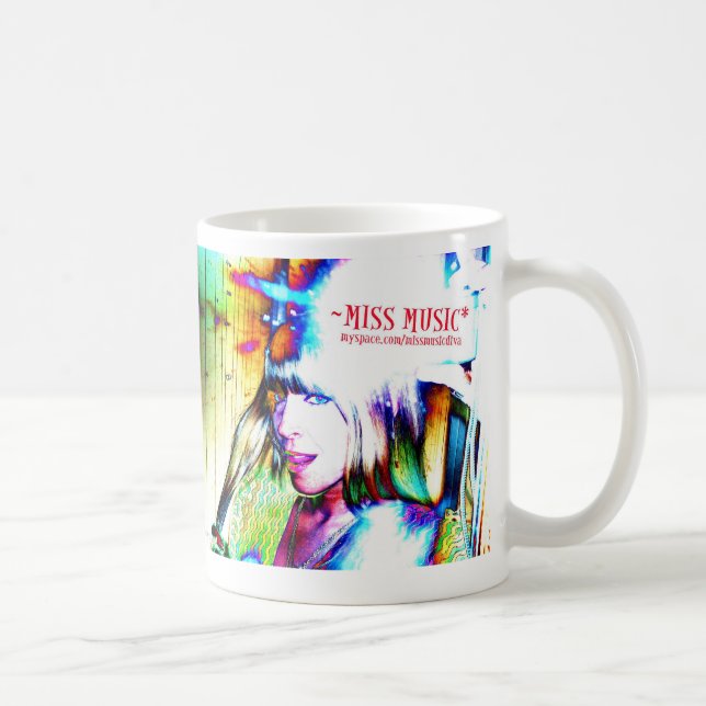 Caneca da SENHORITA MÚSICA FOTO ARTE (Direita)